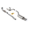Impianto completo Milltek Skoda Octavia 1Z vRS - con cat HJS Hi-Flow 200 CPSI - con silenziatore centrale - terminali Jet-76 luc