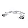 Cat-back Milltek Skoda Octavia 5E, Octavia NX - With primary muffler - non-resonated and with rear muffler - OEM outlets