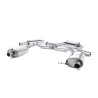Cat-Back Milltek Skoda Octavia 5E vRS, Octavia NX vRS - ECE - with Primary Muffler - Resonated + Rear Muffler - OEM Tips