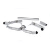 Scarico cat-back Milltek Skoda Octavia 5E vRS 2.0 TDI 184 CV 2013-2020 - non risonato senza silenziatore posteriore - terminali 