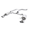 Cat-Back-Anlage Milltek Seat Leon 5F Cupra ST - ohne Vorschalldämpfer - ohne Resonator und mit Endschalldämpfer - Quad-Endrohre 