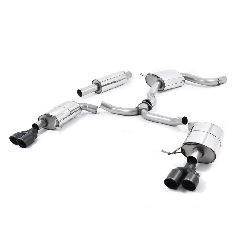 Scarico cat-back Milltek Seat Leon 5F Cupra ST - ECE - con primario - con risonatore + silenziatore posteriore - terminali Quad 