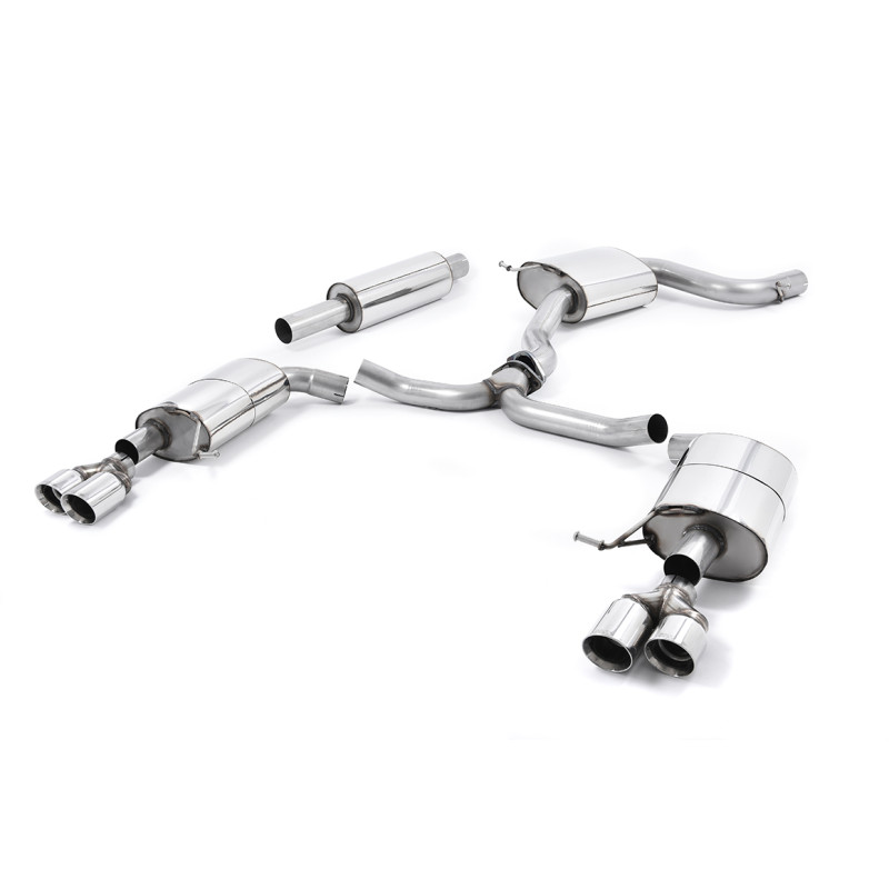 Scarico cat-back Milltek Seat Leon 5F Cupra ST 2015-2019 - ECE - con primario - con risonatore + silenziatore posteriore - termi