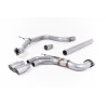 Milltek Cat-Back Exhaust Seat Leon 5F FR, No Primary Muffler, Rear Muffler Bypass, Twin GT80 Titanium Exhaust Tips, Ø76.2mm