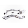Catback Milltek Seat Leon 5F FR 2.0 TDI 184ch 2013-2020 - ECE - avec primaire + bypass AR - sorties Twin GT80 Titane - Ø76.2mm
