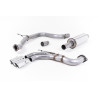 Catback Milltek Seat Leon 5F FR 2.0 TDI 184ch 2013-2020 - ECE - avec primaire + bypass AR - sorties Twin GT80 Polies - Ø76.2mm