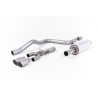 Catback Milltek Seat Leon 5F FR 2.0 TDI 150ch 2013-2020 - ECE - avec primaire + bypass AR - sorties Twin GT80 Titane - Ø70mm