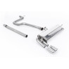 Catback Milltek Seat Leon 5F FR 1.4 TSI 2013-2018 - Senza silenziatore primario - terminali Twin GT80 lucidati