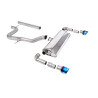 Scarico cat-back Milltek Seat Leon 5F Cupra R 2.0 TSI 310 CV 2018-2020 - non risonato - uscita Dual GT100 Titanio blu