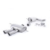 Escape cat-back Milltek Seat Leon 1P Cupra R 2.0 TSI 265CV 2010-2012 - Homologado ECE - resonado - salida Dual GT100 titanio