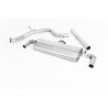 FAP Back Milltek Seat Leon 5F Cupra - Con silenciador primario - resonante y sin silenciador trasero - colas Quad GT80 pulidas