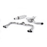 Cat-back Milltek Seat Leon 5F Cupra - Con silenziatore primario - risonante e senza silenziatore posteriore - terminali Quad GT8