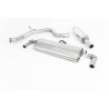 FAP Back Milltek Seat Leon 5F Cupra - ECE - sans primaire - résonné + silencieux AR - sorties Dual Ovales Cerakote Noir
