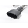 Scarico cat-back Milltek Seat Leon 5F - Con silenziatore primario - risonato e senza silenziatore post. - terminali Dual Ovali C