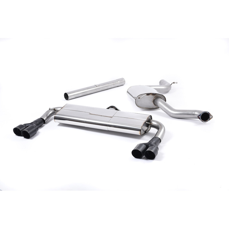 Scarico cat-back Milltek Seat Leon 5F Cupra 2014-2017 - ECE - senza primario - risonato + silenziatore post. - terminali quadrup