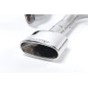 Cat-back Milltek Seat Leon 5F Cupra - With Primary Muffler - Resonated, No Rear Muffler - Dual Oval Polished Tips