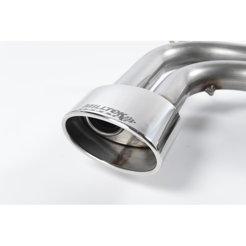 Cat-Back Exhaust Milltek Seat Leon 1P Cupra 2.0 TFSI 240hp 2006-2011 - Resonated - Oval Polished Tips