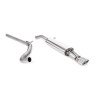 Catback Milltek Seat Ibiza 6L FR 1.9 TDI/1.8 20VT 130-160ch 2003-2008 - nicht resonanzgedämpft - Twin-Jet-76-Endrohre poliert