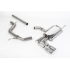 Scarico cat-back Milltek Seat Leon 1P 2.0 TDI 2005-2012 / VW Golf Mk6 GT 2.0 TDI 2009-2013 - non risonante - terminali Twin Jet-