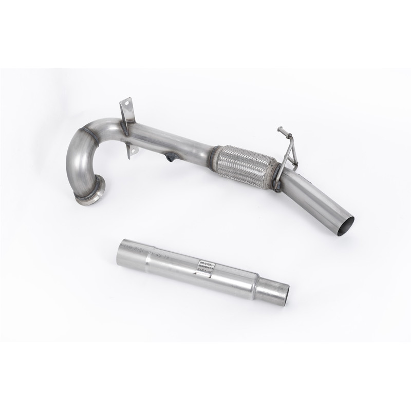 Downpipe Milltek Seat Ibiza 6P Cupra 2016-2017 / VW Polo 6C1 GTI - Kat-Ersatzrohr - für Serienanlage