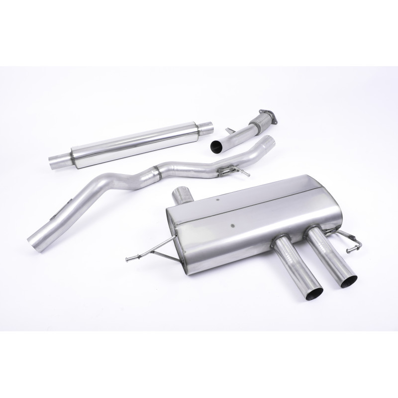 Catback Milltek Renault Megane 4 RS 280 1.8TCe 280ch 2018-2020 sans FAP - Homologué ECE - Avec silencieux primaire - sorties OEM