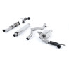 Linea completa Milltek Renault Megane 3 - Downpipe e catalizzatore Hi-Flow - Tubo di collegamento con silenziatore - terminali O