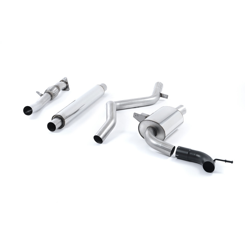 Catback Milltek Renault Megane 3 - Homologué ECE - Après catalysation primaire - Tube de liaison avec silencieux - sorties OEM