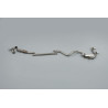 Full system Milltek Renault Megane 2 - with downpipe and Hi-Flow catalytic converter, non-resonated - dual GT80-Lite polished ou