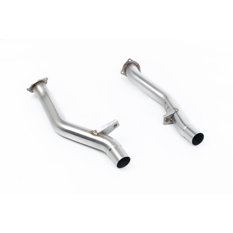 Milltek Cat Replacement Porsche Cayenne 958 - Pair of Decat Pipes - for OEM Line