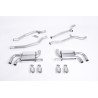 Cat-back Milltek Porsche Cayenne 958 Turbo Ph.1 4.8 V8 2010-2014 - Senza silenziatori primari - terminali Quad GT100 lucidi