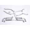 Catback Milltek Porsche Cayenne 958 Turbo Ph.1 4.8 V8 2010-2014 - Sin silenciadores primarios - salidas OEM