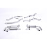 Catback Milltek Porsche Cayenne 958 Turbo Ph.1 4.8 V8 2010-2014 - Con silenciadores primarios - salidas OEM