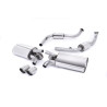 Cat-Back Milltek Porsche Boxster 987.1 S, Cayman 987.1 S - With Catalytic Converter Replacement - Twin 90mm Polished