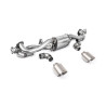 FAP Back Milltek Porsche Boxster 718, Cayman 718 - Conjunto con silenciador trasero - salidas Dual GT115 Titanio - Antes de 02/2