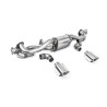 FAP Back Milltek Porsche Boxster 718, Cayman 718 - Ensemble avec silencieux AR - sorties Dual GT115 Polies - Avant 02/2020