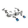 Catback Milltek Porsche Boxster 718, Cayman 718 - avec remplacement - sorties Dual GT115 Titane bleui - Après 02/2020 - BVM