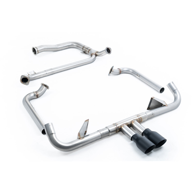 Impianto Completo Milltek Porsche Boxster 718, Cayman 718: Con Tubo Decat e Sostituzione Silenziatore Post., Terminali Dual GT10