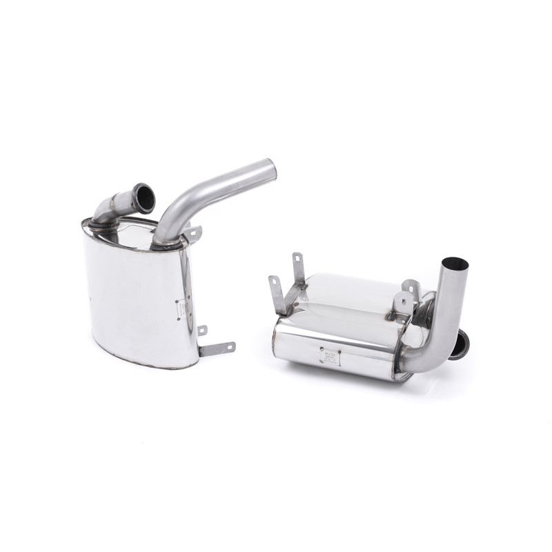 Endschalldämpfer Milltek Porsche 911 Type 996 - Paar Endschalldämpfer HR - Endrohre OEM - Cup-Version