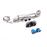Rear muffler Milltek Porsche 911 Type 992.1 GT3 2021-2024 - rear muffler - Twin GT100 outlets in blued titanium