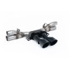 Bypass silencieux Milltek Porsche 911 Type 991.2 GT3 - GT3 RS - Remplacement silencieux AR - sorties Twin GT100 Cerakote Noir