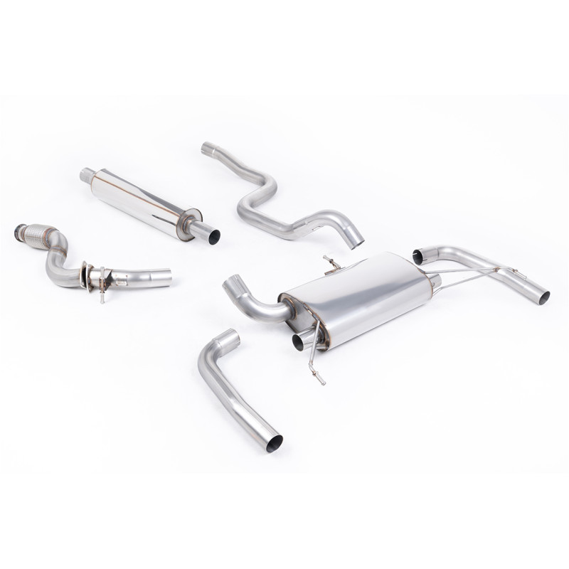 Catback Milltek Peugeot 308 GTI 1.6 THP 270ch 2016-2019 sans FAP - résonné - sorties OEM
