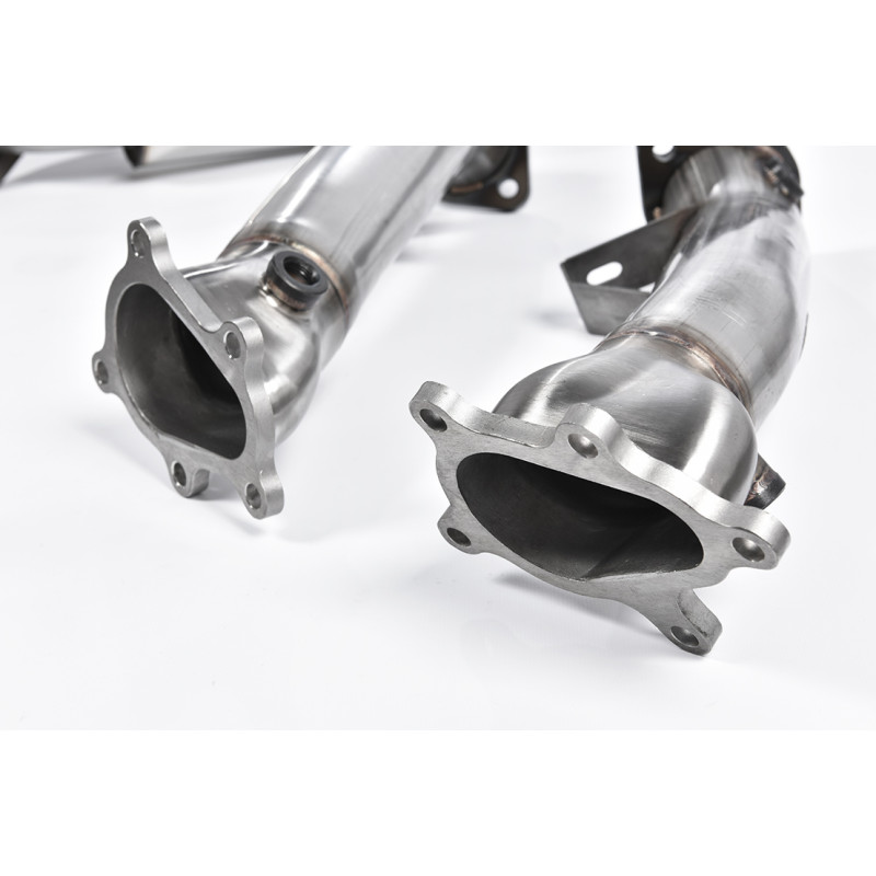 Sustitución de catalizador Milltek Nissan GT-R R35 3.8 V6 Biturbo 2009-2015 - Downpipes para sustitución del catalizador primari