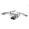 Cat-back Exhaust Milltek Mini F56 Cooper S 2014-2018 - ECE Homologated - With Primary Muffler - Twin GT90 Cerakote Black Tips