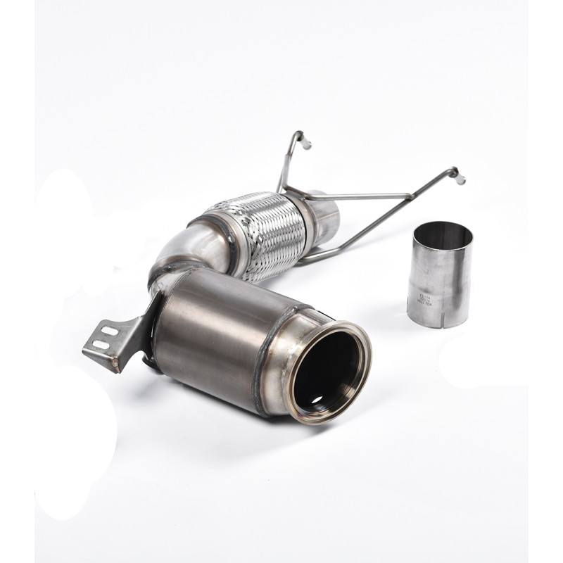 Downpipe Milltek Mini F56 Cooper S Ph.1 2.0 Turbo 192PS 2014-2018 ohne DPF - mit Sportkatalysator Hi-Flow - für Milltek Anlage