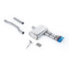 Milltek FAP Back Exhaust for Mini F55 Cooper S 2019-2024 - ECE Approved - Post Primary Muffler - Twin GT90 Blued Titanium Tips