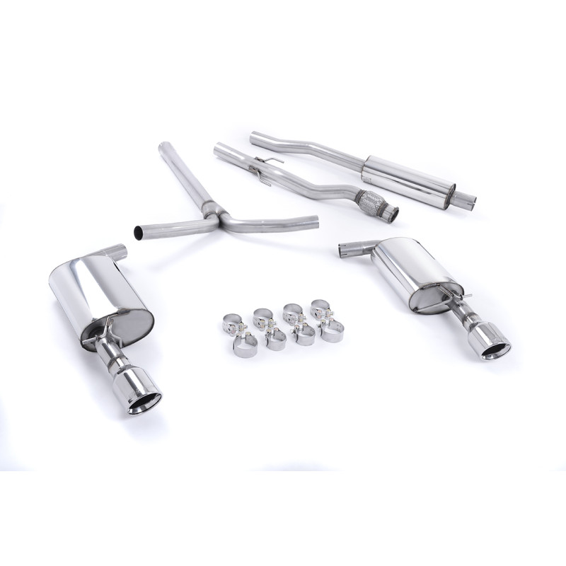 Catback Milltek Mini R55 Cooper S 1.6T 2007-2014 - résonné - sortie Dual Jet-100