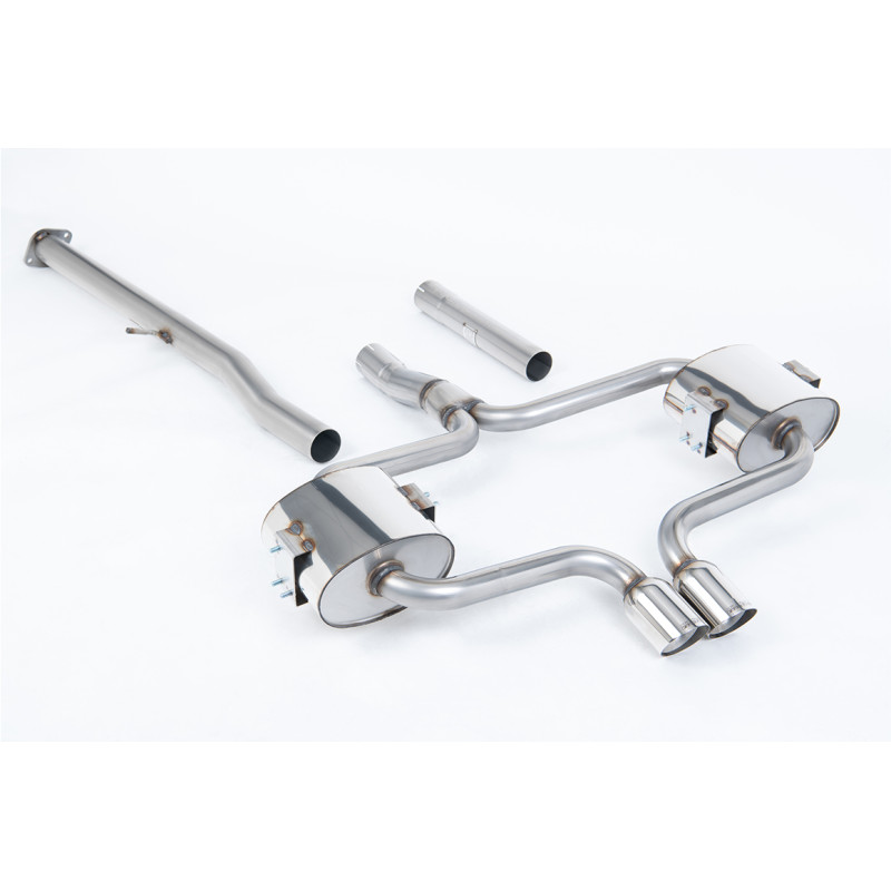 Catback Milltek Mini R52 Cooper S 1.6i 2004-2008 - non résonné - sorties Twin 76mm