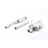 Cat-Back-Anlage Milltek Mini R50 Cooper/One 1.6i 2001-2006 - mit Mittelschalldämpfer - Jet-Endrohr 90mm