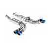 Catback Milltek Mercedes G-Class W463 G63 2019-2024 - Paire de silencieux AR - sorties Quad GT90 Titane bleui