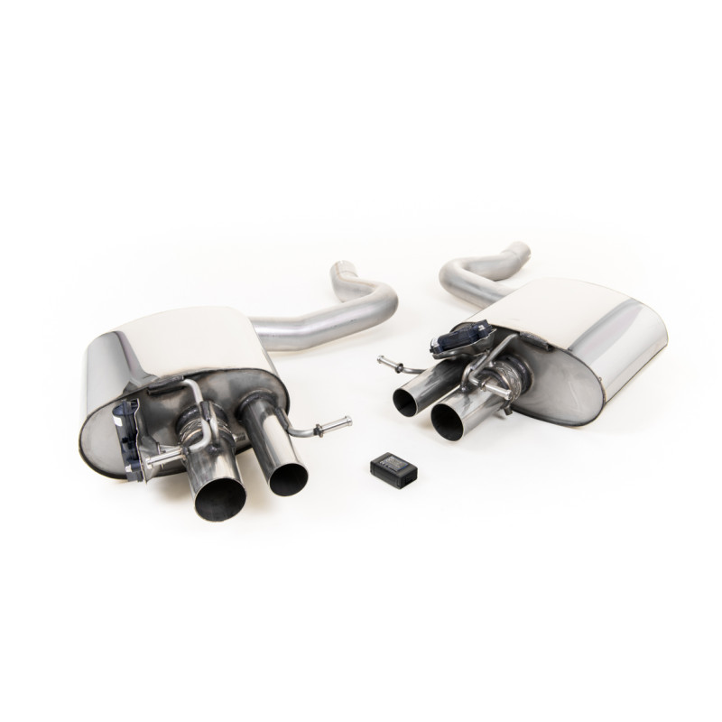 Silenciador trasero Milltek Mercedes Classe C W205 - Homologado ECE - Par silenciadores traseros - ValveSonic Active Valve Contr
